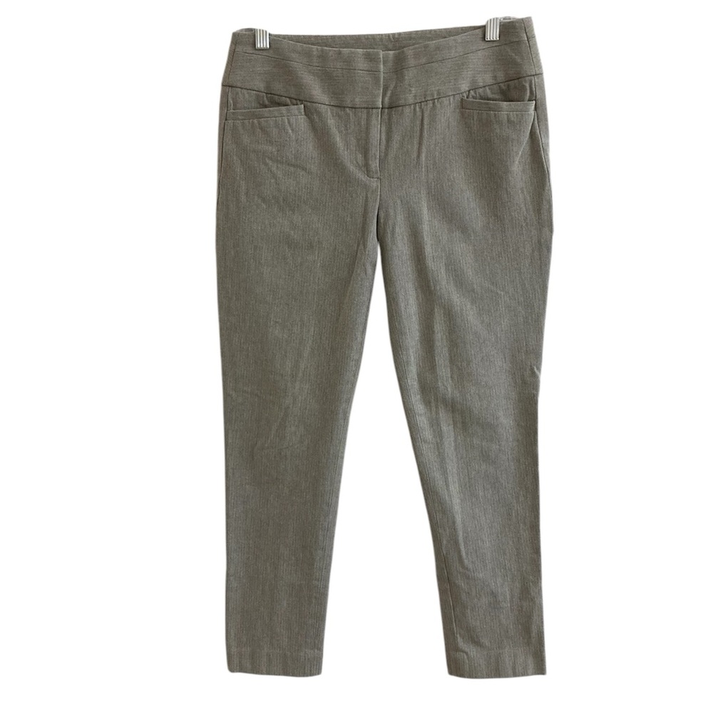 Ann Taylor Loft Julie Skinny Dress Pants Womens Size 2 Gray Skinny Slim Career